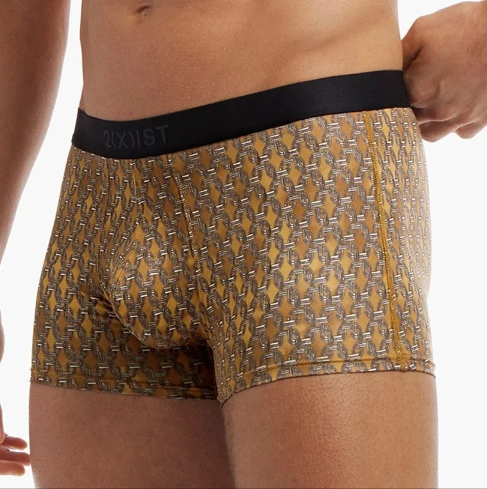 🔥 2XIST Men's SLIQ Ultra Low Rise Boxer Trunk Underwear New Size Large